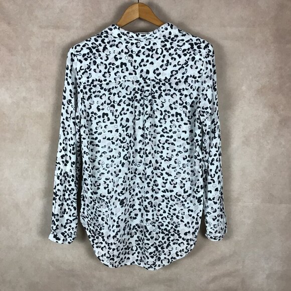 ANTHROPOLOGIE Animal Printed Button-down Shirt SMALL - Picture 8 of 10